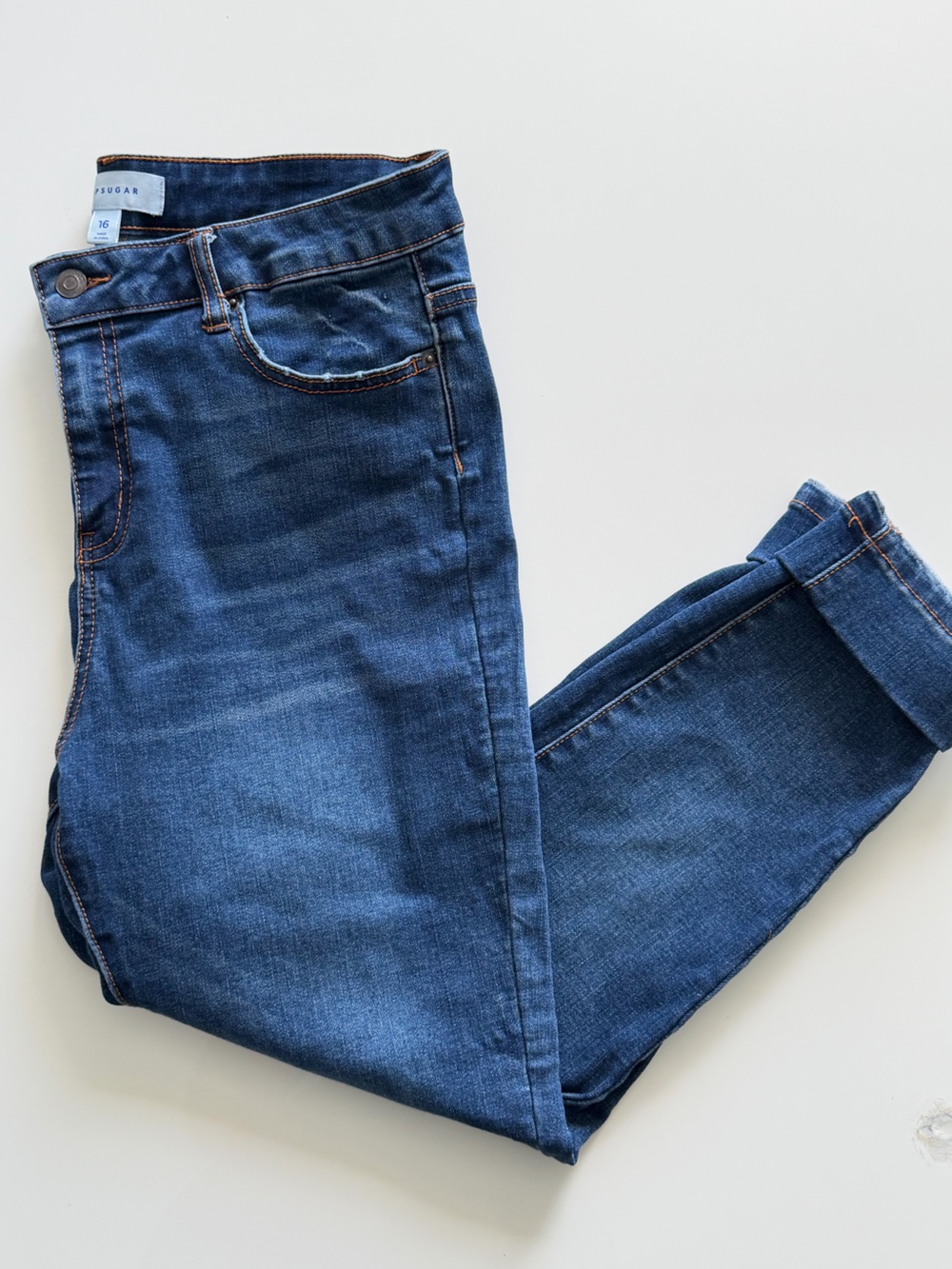 POPSUGAR Dark Blue Skinny Jeans